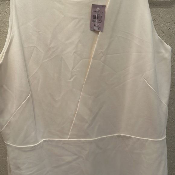 NWT ANN TAYLOR WHITE DRESS - Picture 5 of 7